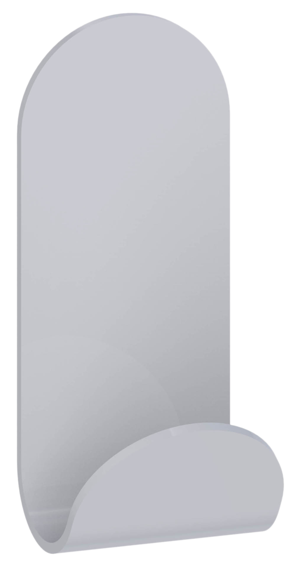 1 percha/colgador adhesivo de baño Sensea blanco cromado 1 percha/colgador adhesivo de baño Sensea blanco cromado