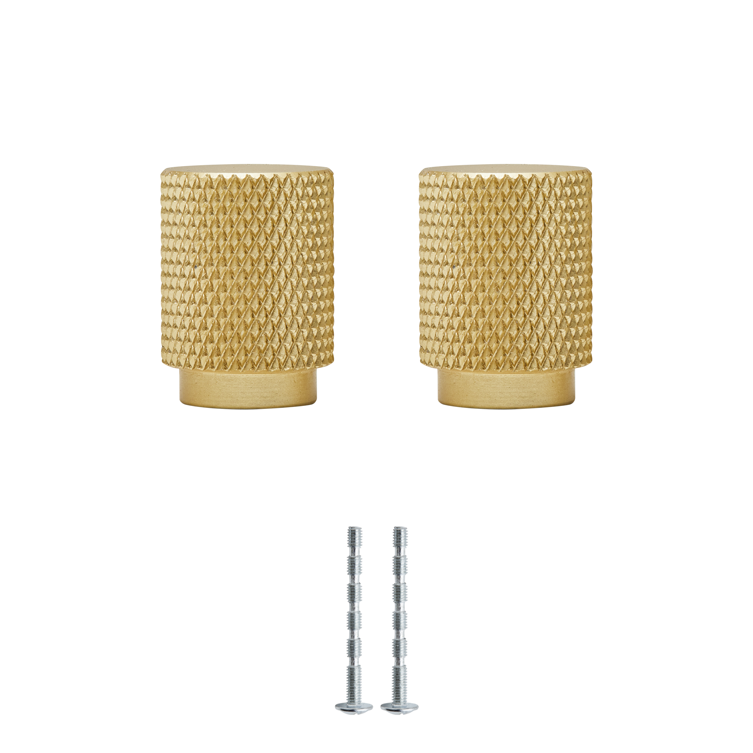 2 Pomo de mueble INSPIRE Axel en latón cepillado mate