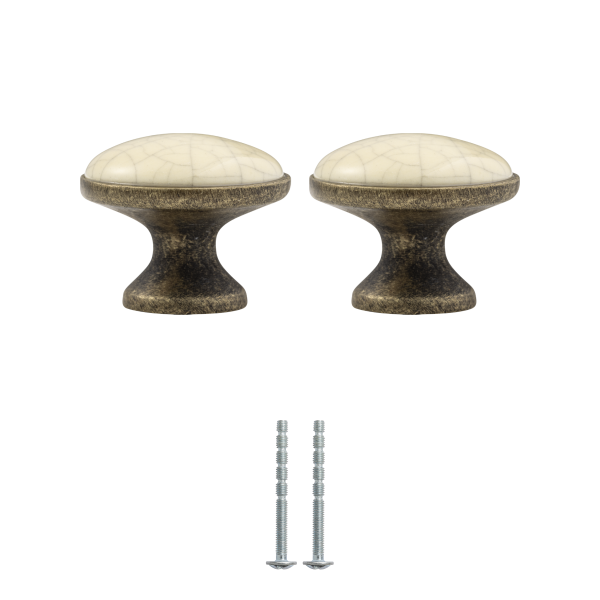 2 Pomo de mueble INSPIRE blanco 2 Pomo de mueble INSPIRE blanco