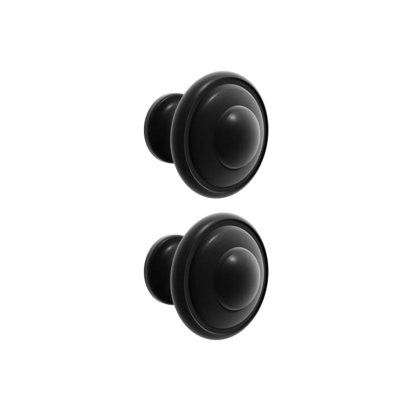 2 Pomo de mueble INSPIRE negro, d. 28 2 Pomo de mueble INSPIRE negro, d. 28