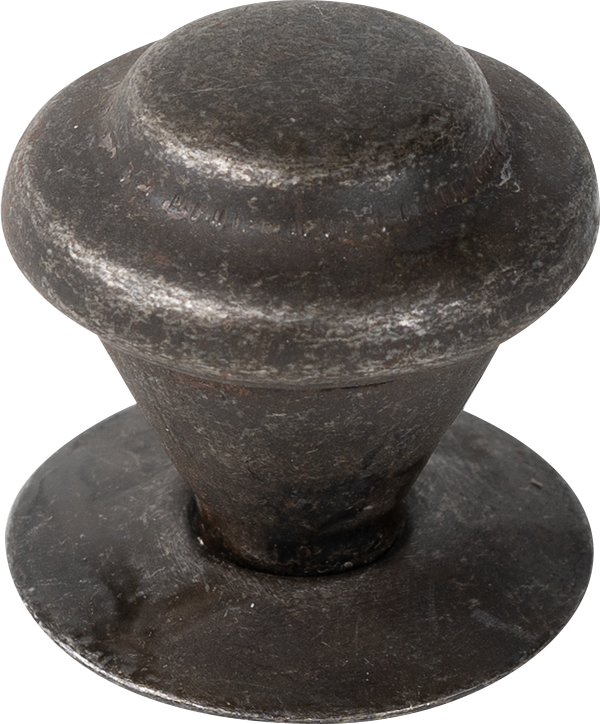 2 Pomo de mueble redondo hierro negro ø 32 mm 2 Pomo de mueble redondo hierro negro ø 32 mm