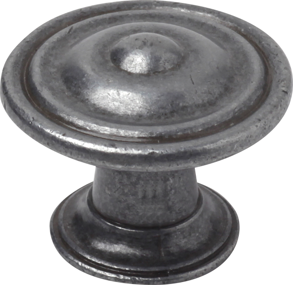 2 Pomo de mueble REI 32N-3109.40 gris / plata, d. 45 2 Pomo de mueble REI 32N-3109.40 gris / plata, d. 45