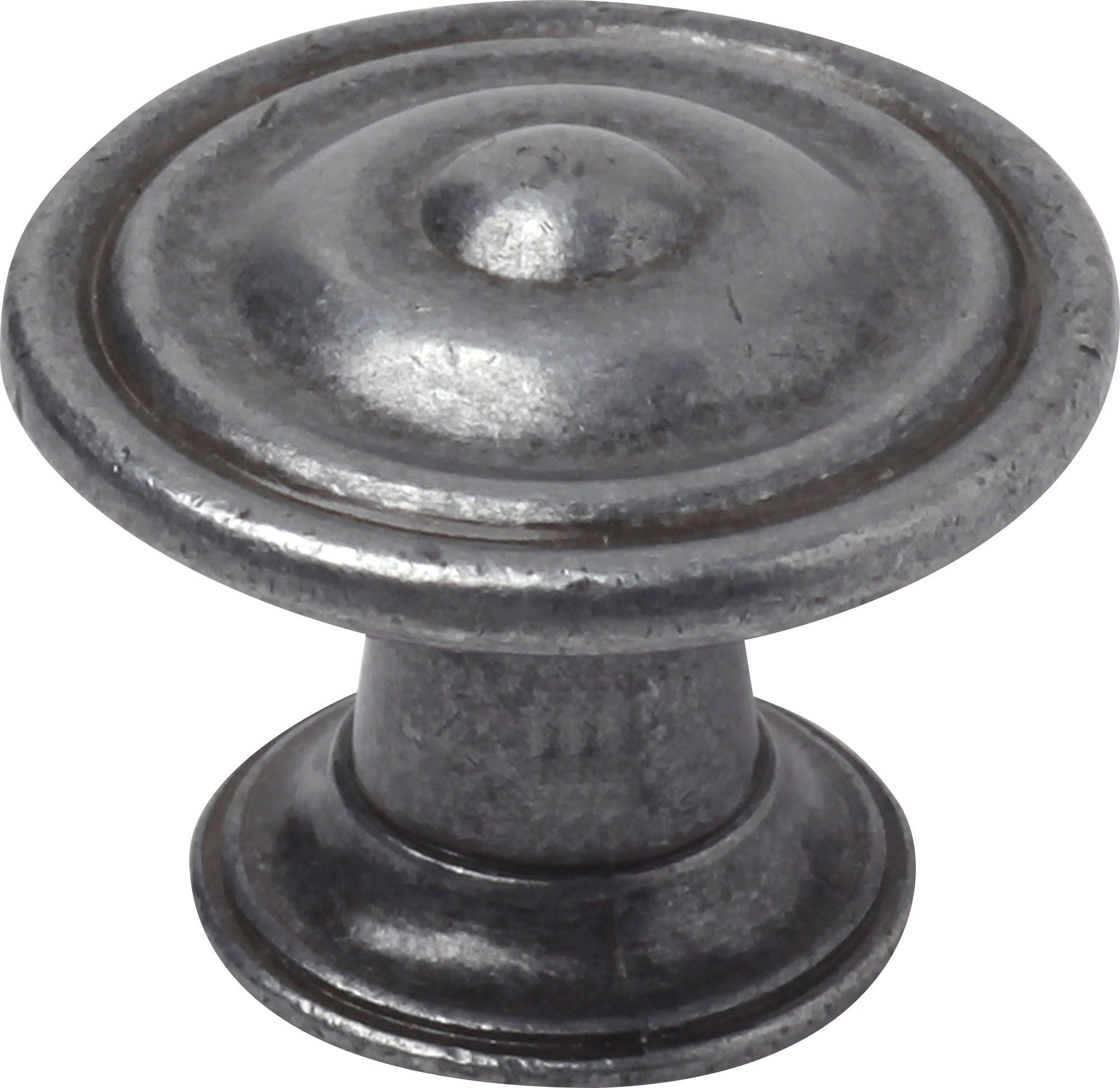 2 Pomo de mueble REI 32N-3109.40 gris / plata, d. 45