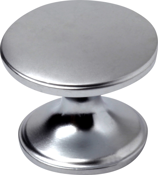2 Pomo de mueble REI 32N-756.33 gris / plata, d. 45 2 Pomo de mueble REI 32N-756.33 gris / plata, d. 45