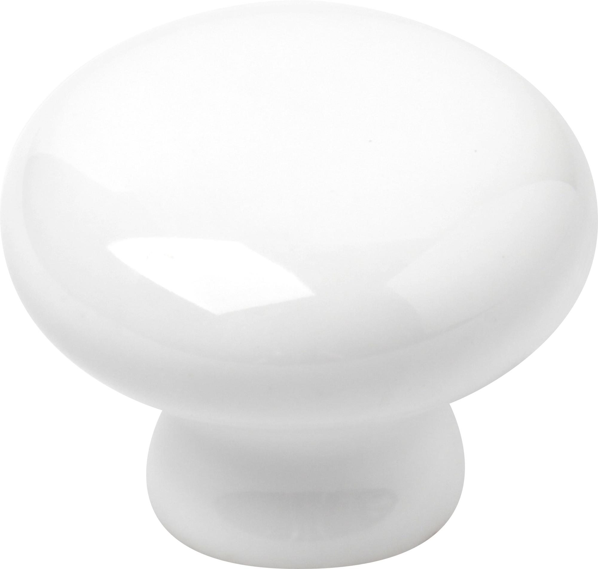 2 Pomo de mueble REI 32N-821.35.01 blanco, d. 45