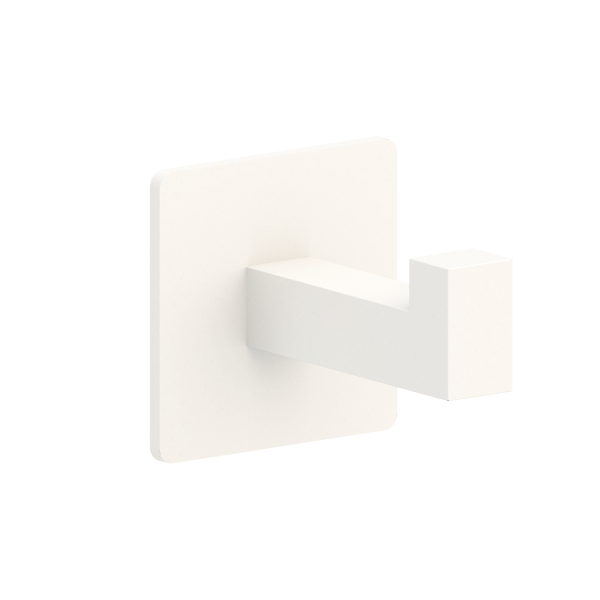 1 percha/colgador adhesivo de baño Veneto blanco pintado 1 percha/colgador adhesivo de baño Veneto blanco pintado