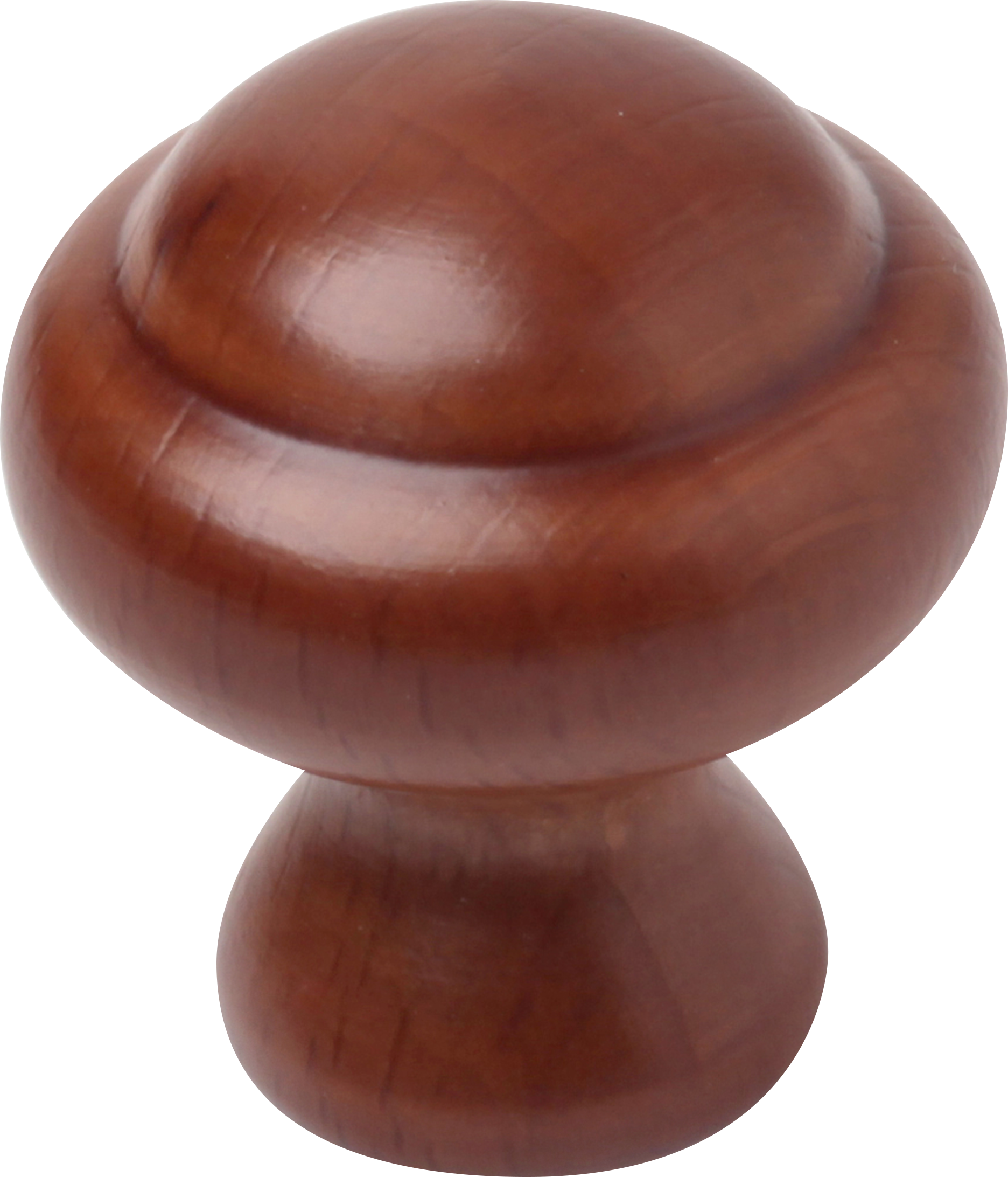 2 Pomo de mueble REI Tp-257.91 marrón, d. 25