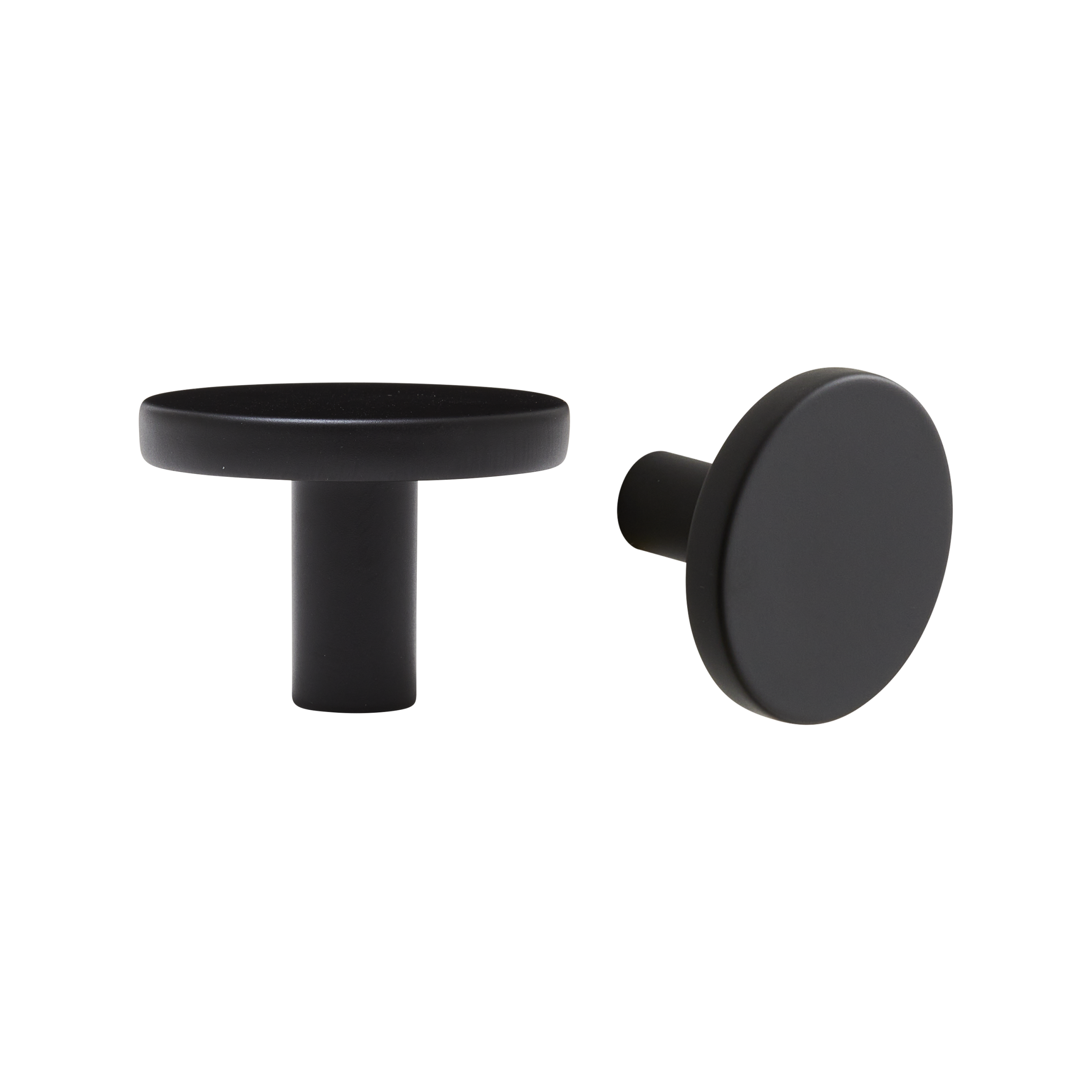 2 pomos INSPIRE de mueble de aluminio pintado de 35x35x25 mm