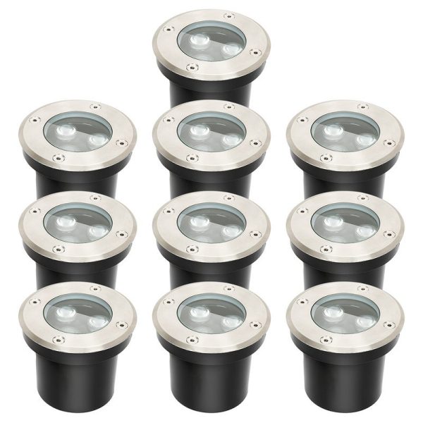 10x 3W IP67 LED LAD BUSTURADO -En Spot Spot Spot Sol 10x 3W IP67 LED LAD BUSTURADO -En Spot Spot Spot Sol