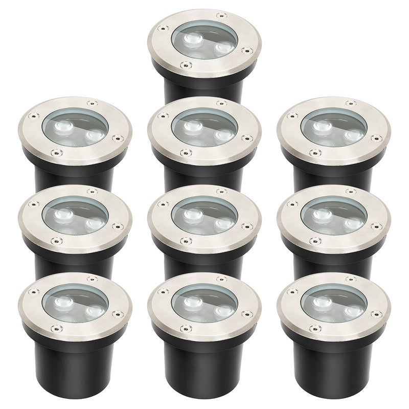 10x 3W IP67 LED LAD BUSTURADO -En Spot Spot Spot Sol