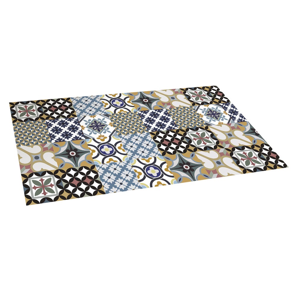 10XDIEZ - Alfombras de Cocina 80x150 - Color Azul