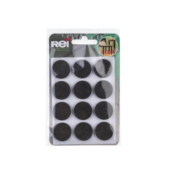 12 amoriguadores de fieltro redondo, medida de 22x22mm 12 amoriguadores de fieltro redondo, medida de 22x22mm