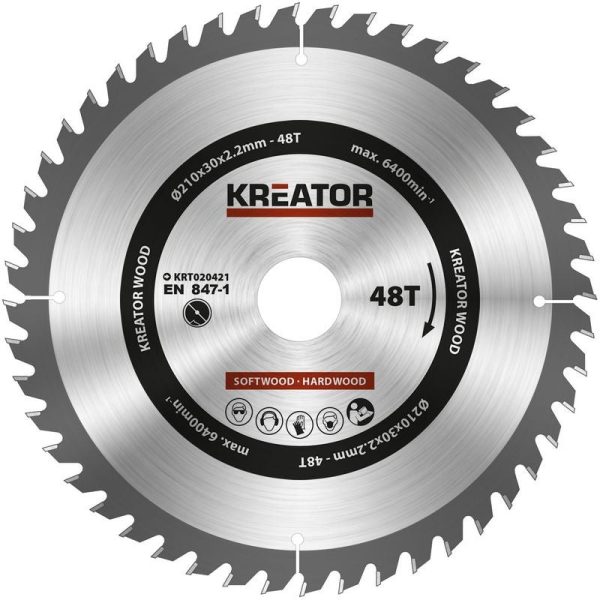1 hoja de sierra circular 160 mm 2,0 mm 24 dientes – diámetro 30 mm