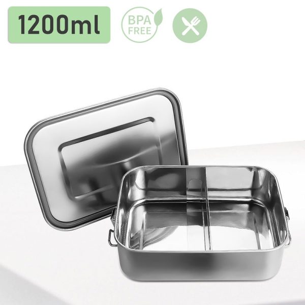 1200ml Lunch Box Metal Lunch Box Thermo-Container en acero inoxidable sin BPA 1200ml Lunch Box Metal Lunch Box Thermo-Container en acero inoxidable sin BPA