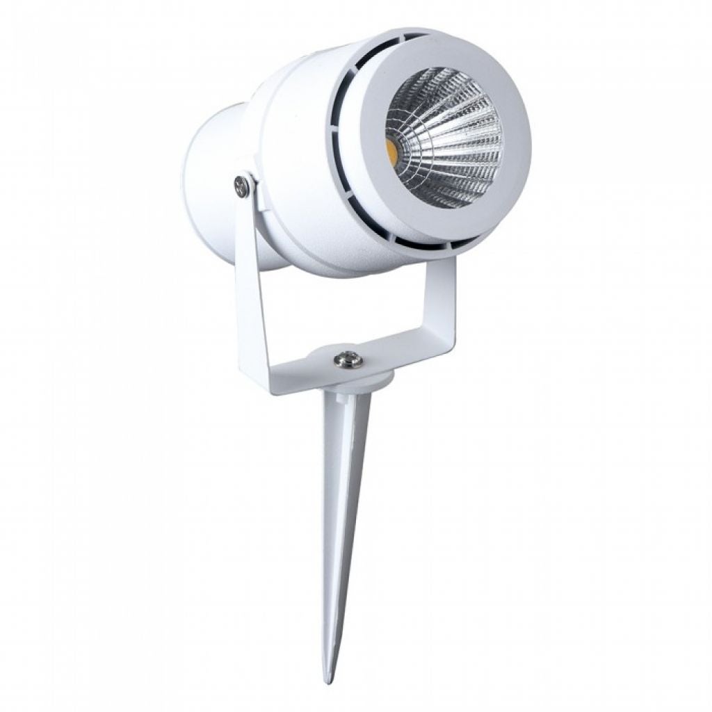 12W LED Foco de Jardàn con Peg Color Blanco Luz Verde IP65