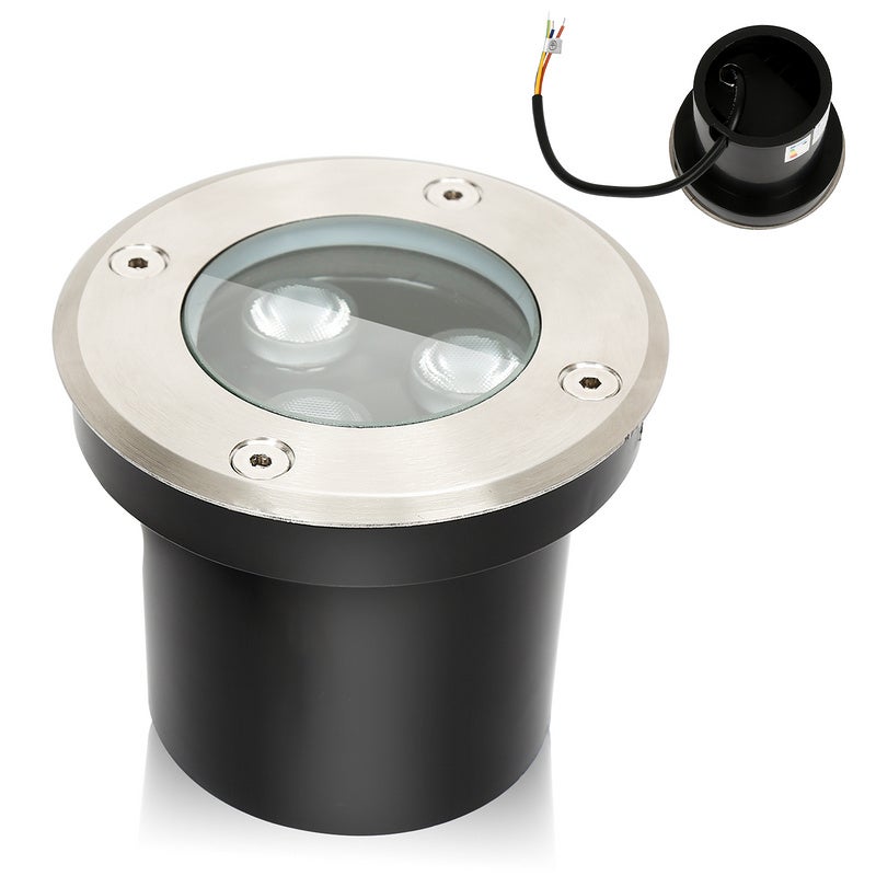 12x 3W IP67 LED LAD LAD Caso Spot Spot Spot Sol