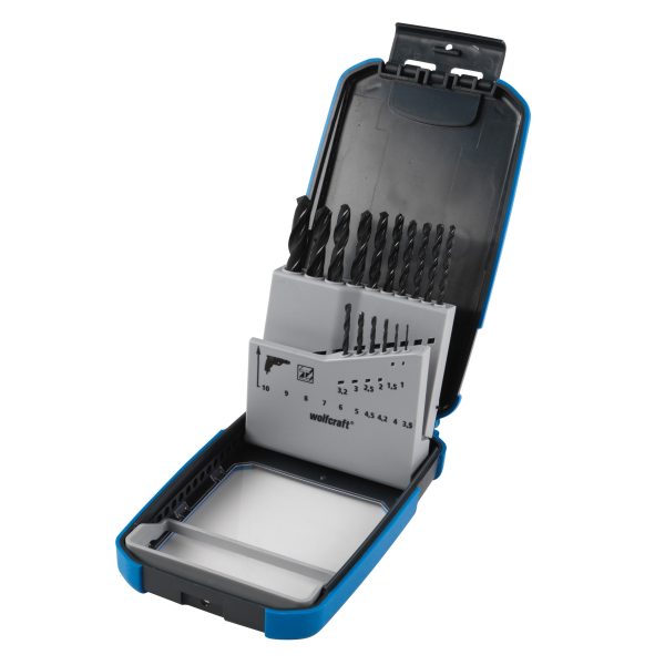 16 Broca para metal ø 1/1,5/2/2,5/3/3,2/3,5/4/4,2/4,/5/6/7/8/9/10 mm WOLFCRAFT 16 Broca para metal ø 1/1,5/2/2,5/3/3,2/3,5/4/4,2/4,/5/6/7/8/9/10 mm WOLFCRAFT