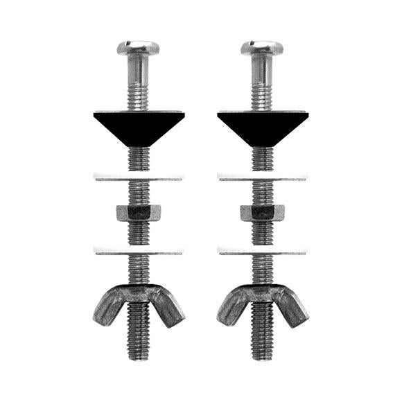 18 Tornillo de métrica cabeza redonda ranurada de acero , Ø 6 x L.80 mm