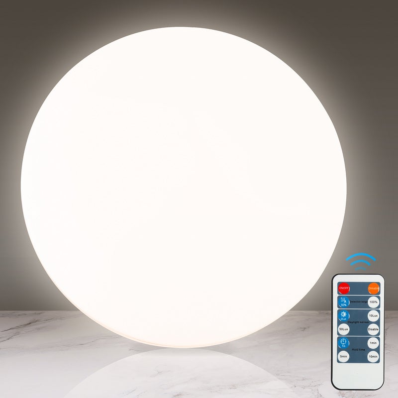 18W LED Techo Iluminación de comedor Detector de movimiento de la cocina NEUTRO CONTROL REMOTO CONTROL CONTROLESTORES
