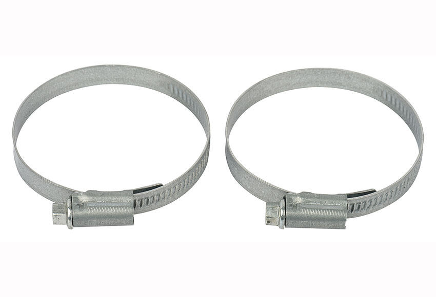 2 Abrazadera de acero de 40-60 mm ø