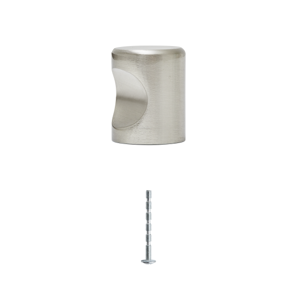 1 Pomo de mueble INSPIRE gris / plata 1 Pomo de mueble INSPIRE gris / plata