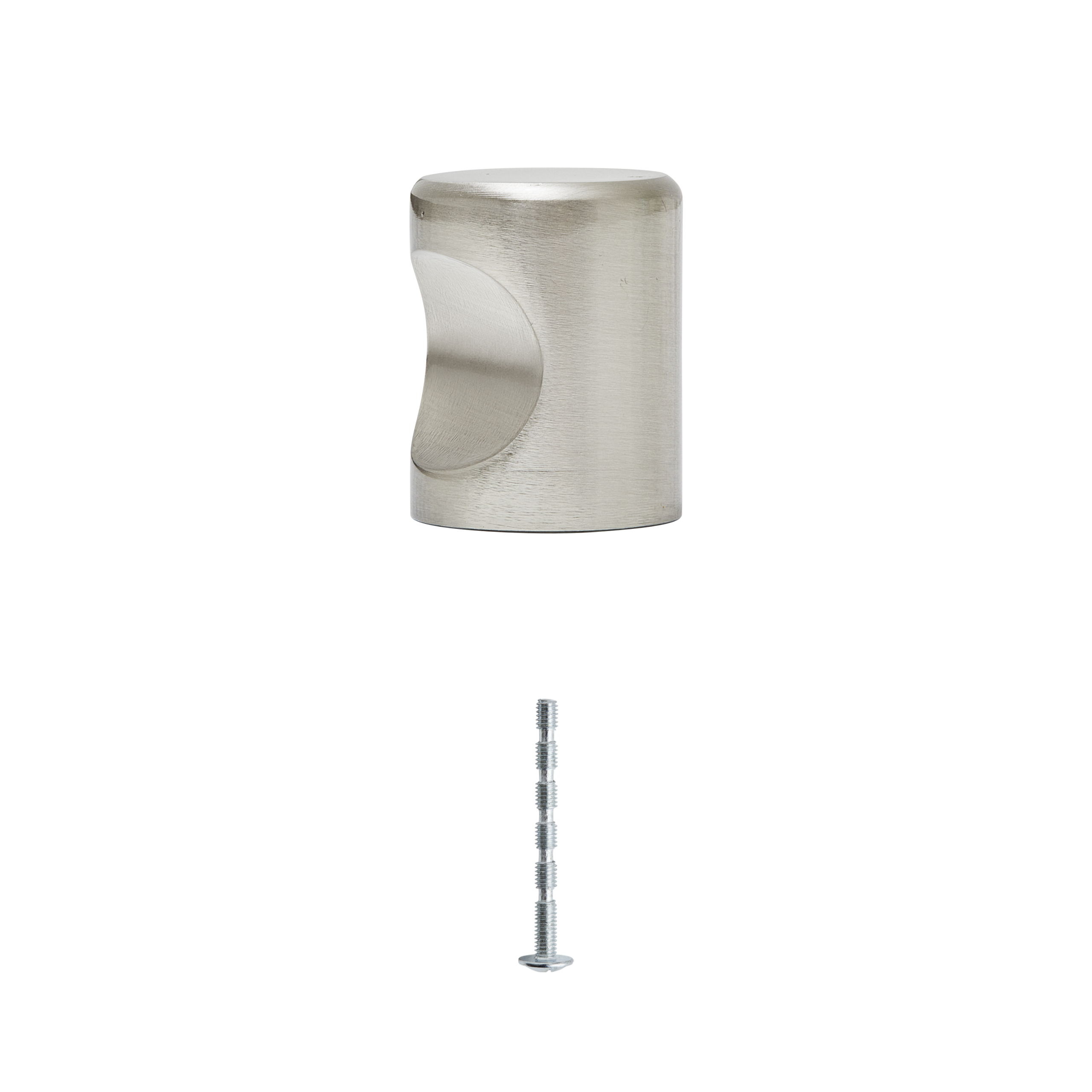 1 Pomo de mueble INSPIRE gris / plata