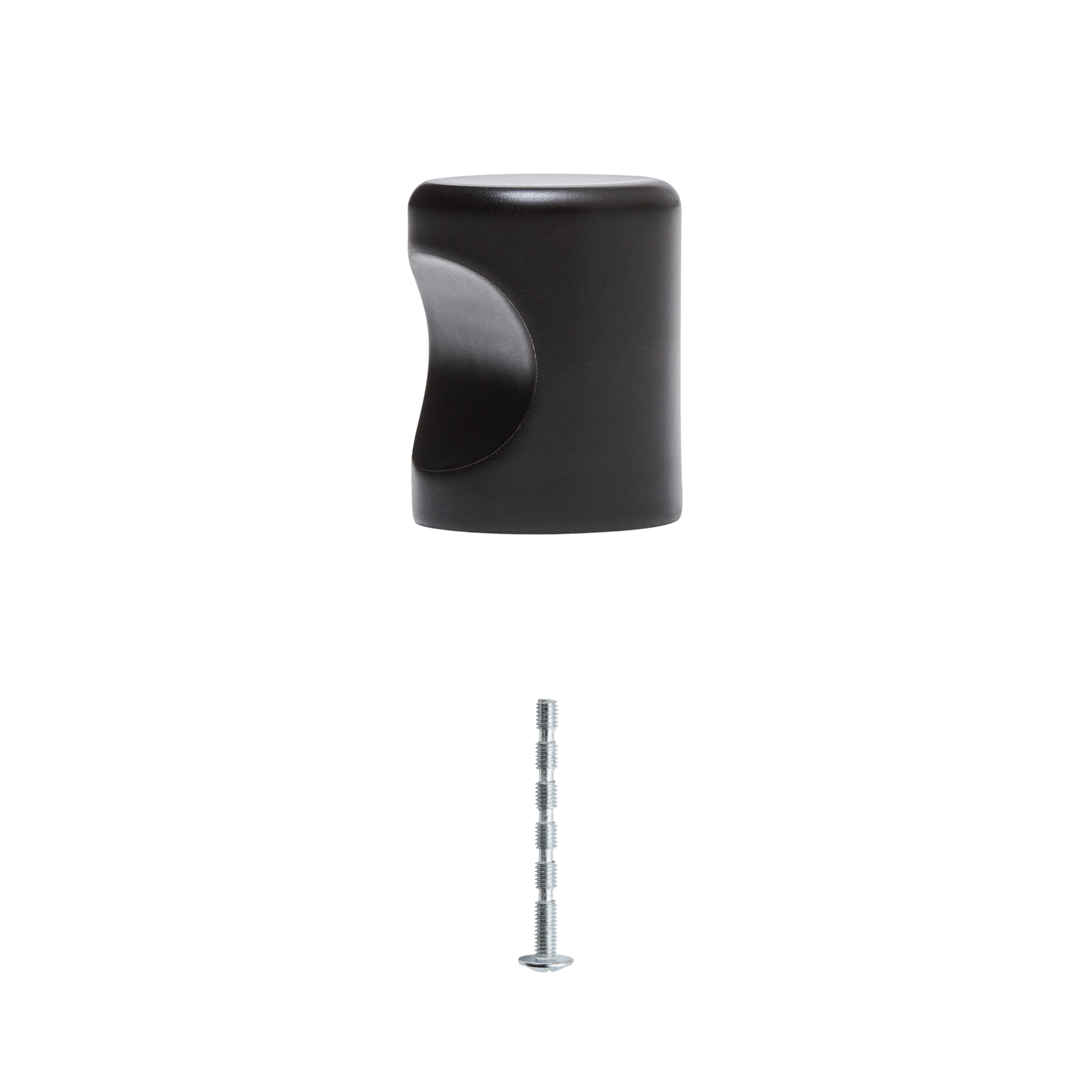 1 Pomo de mueble INSPIRE serie OMNA negro