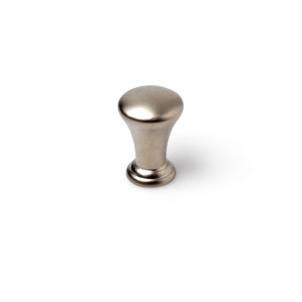1 Pomo de mueble gris / plata, d. 15 1 Pomo de mueble gris / plata, d. 15