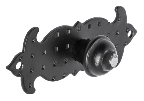 1 Pomo de mueble IMEX EL ZORRO negro 1 Pomo de mueble IMEX EL ZORRO negro