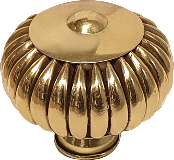 1 Pomo de mueble NESU 1072Lt amarillo / dorado, d. 25 1 Pomo de mueble NESU 1072Lt amarillo / dorado, d. 25
