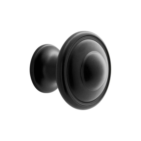 1 Pomo de mueble INSPIRE negro, d. 27.5 1 Pomo de mueble INSPIRE negro, d. 27.5