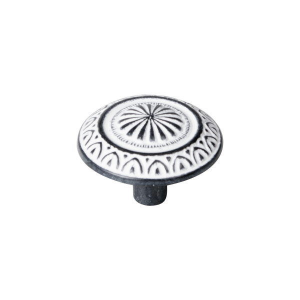 1 Pomo de mueble NESU 297Nf1 negro, d. 25 1 Pomo de mueble NESU 297Nf1 negro, d. 25