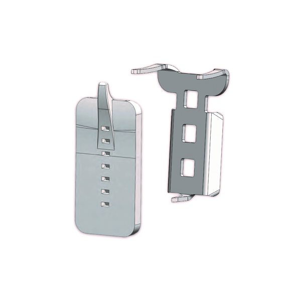2 Fijacuadros ajustables blancos Fischer