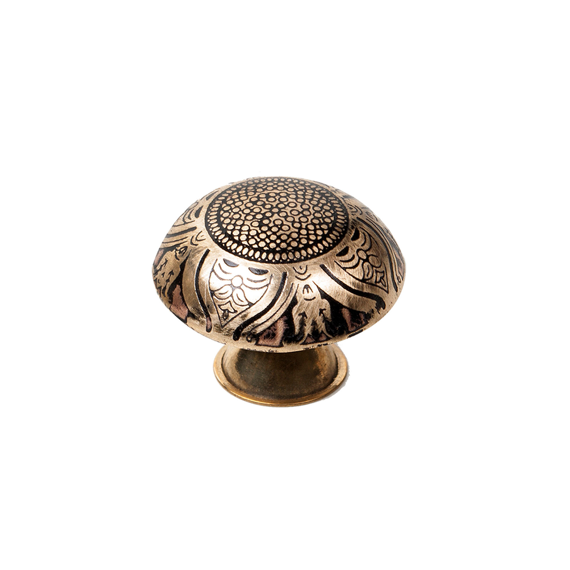 1 Pomo de mueble NESU 1065C amarillo / dorado, d. 25