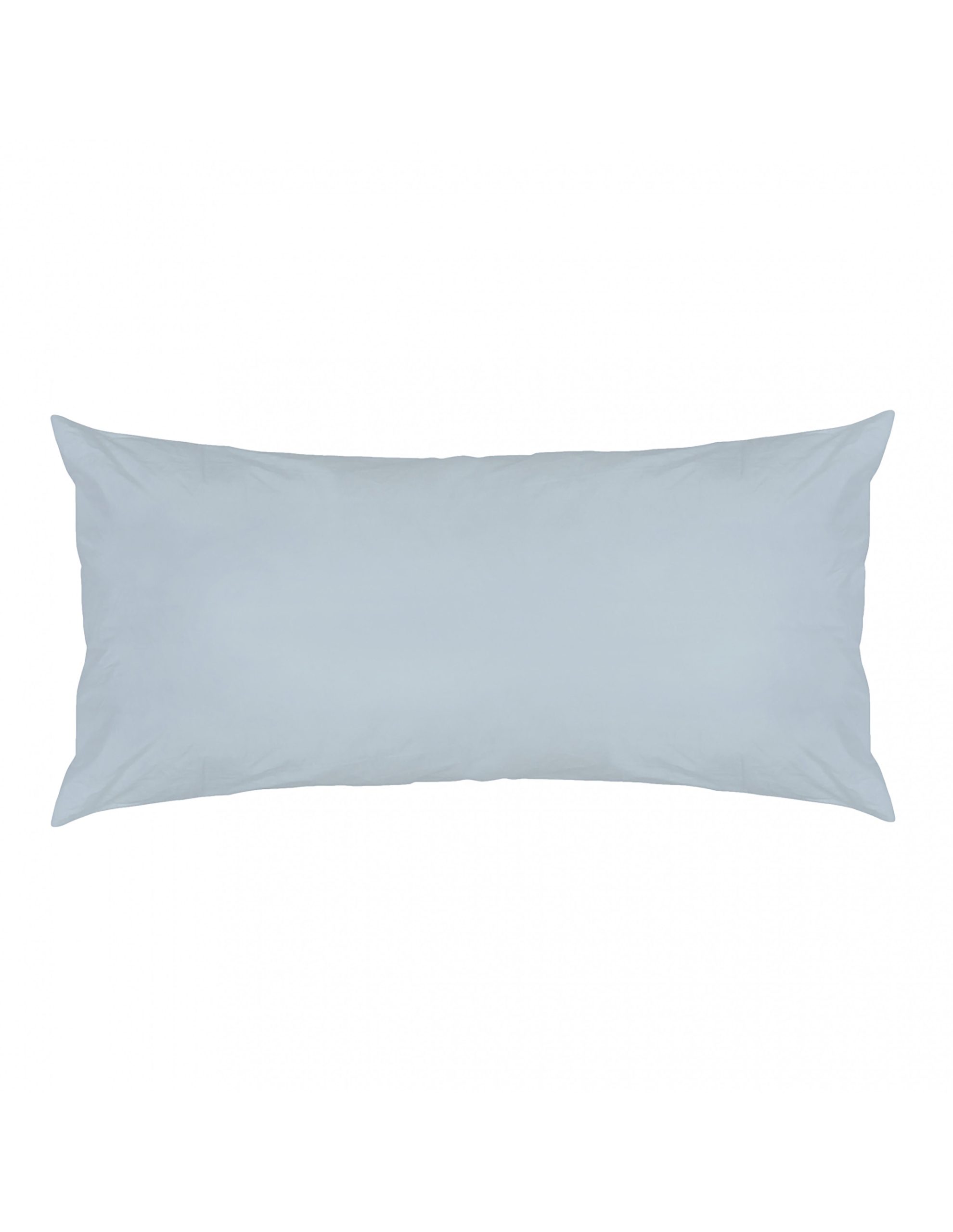 2 Fundas de almohada Wash Garment algodón percal 200 hilos azul cielo 50 x 95 cm para cama de 180 cm