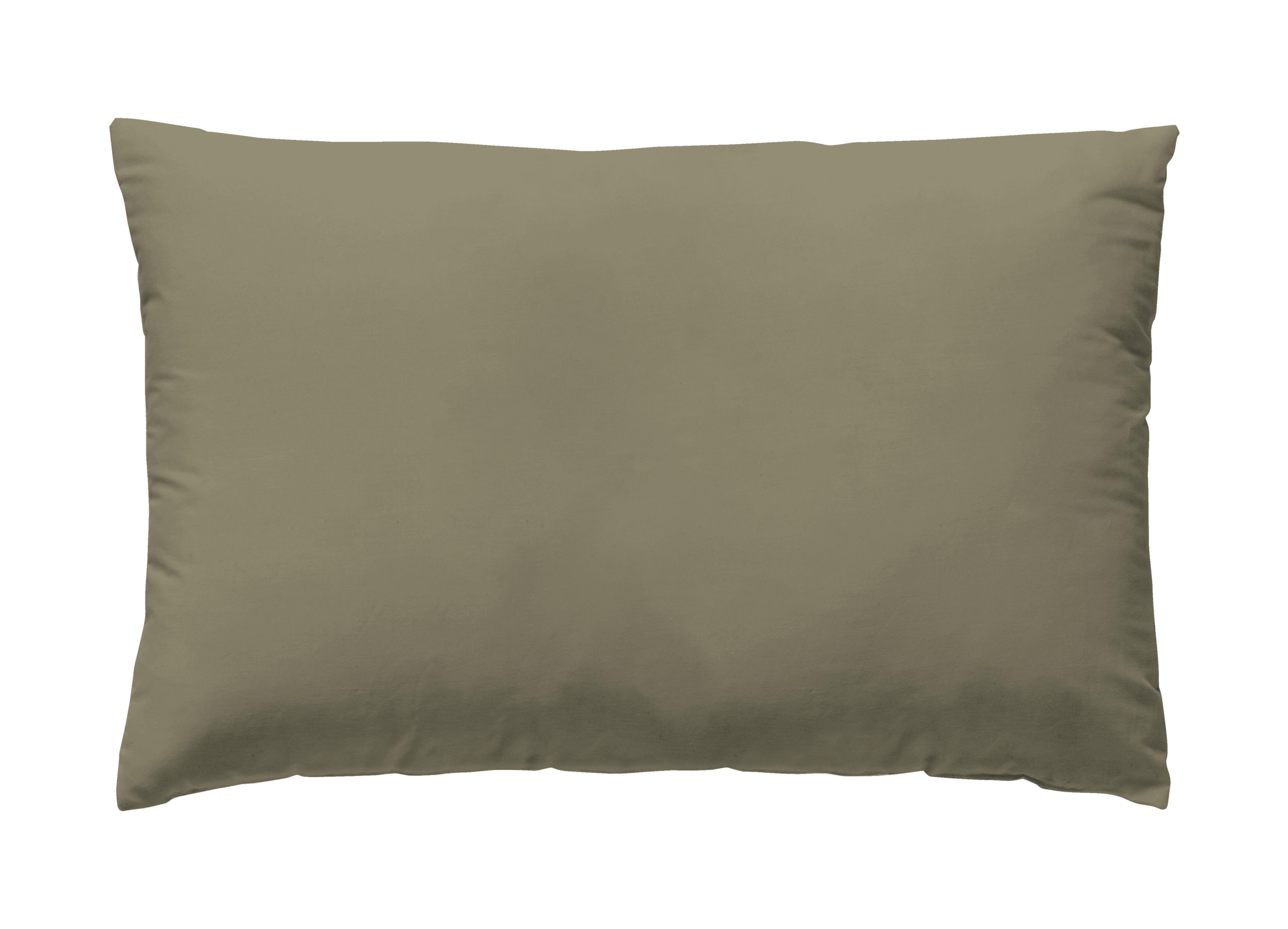 2 Fundas de almohada Wash Garment algodón percal 200 hilos bronce 50 x 75 cm para cama de 135, 140, 150, 160 cm
